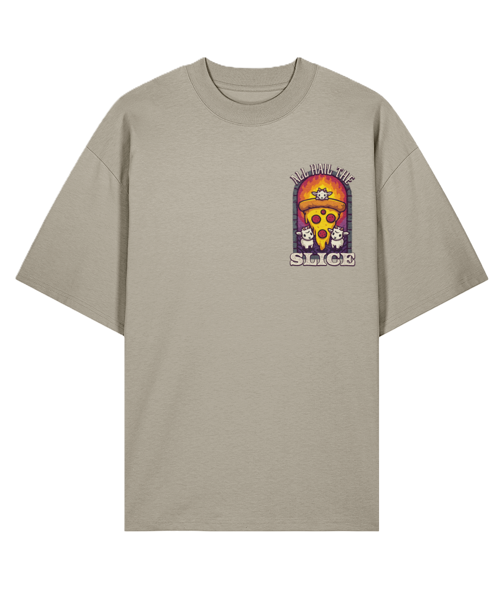 Stone large t-shirt with an original graphic design and slogan