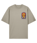 Stone large t-shirt with an original graphic design and slogan