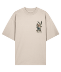 Cream t-shirt with graphic tattoo design